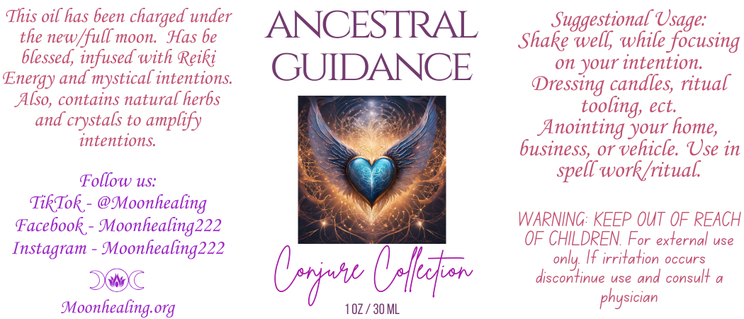 Ancestral Guidance Conjuring Oil