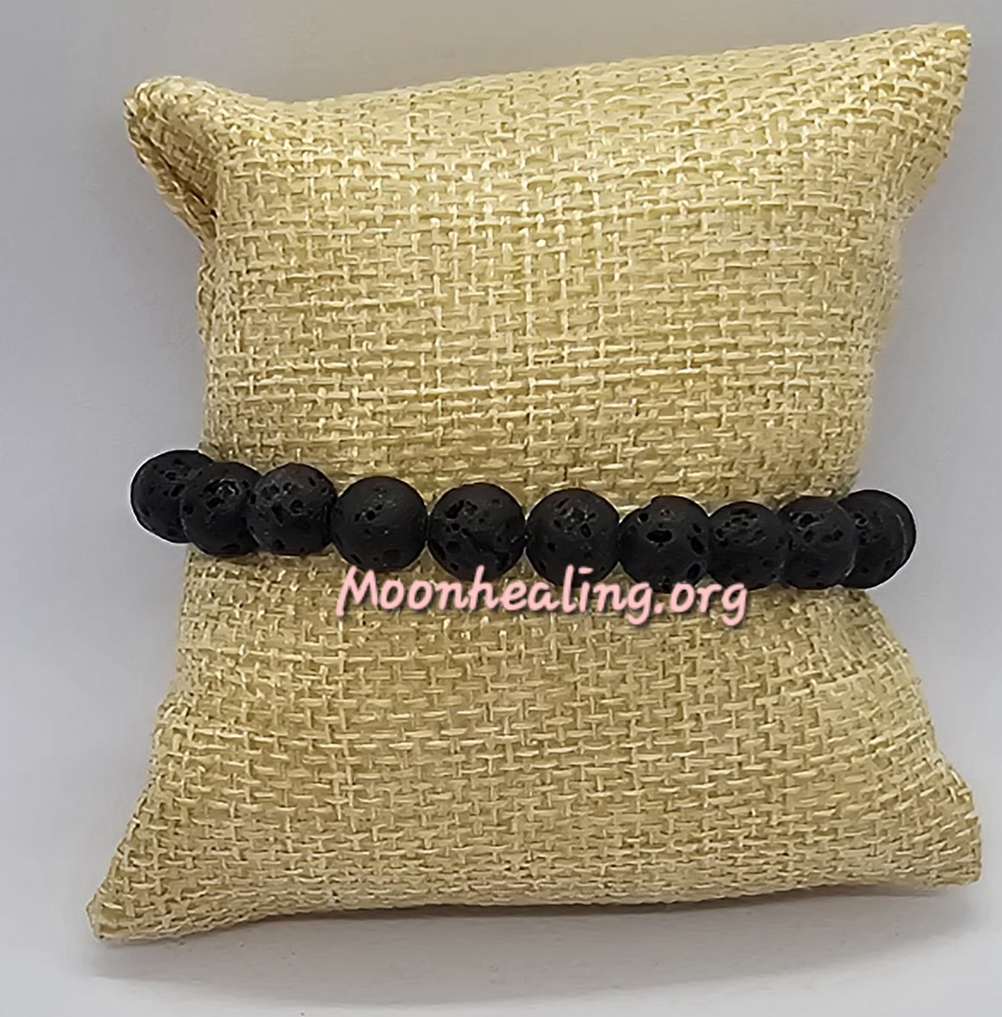 Natural Diffusing Lava Stone Bracelet