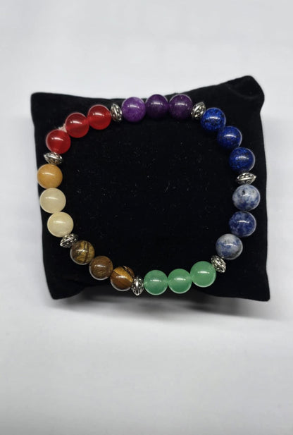 7 Main Chakra (Triple Crystal) Bracelet