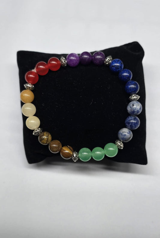 7 Main Chakra (Triple Crystal) Bracelet