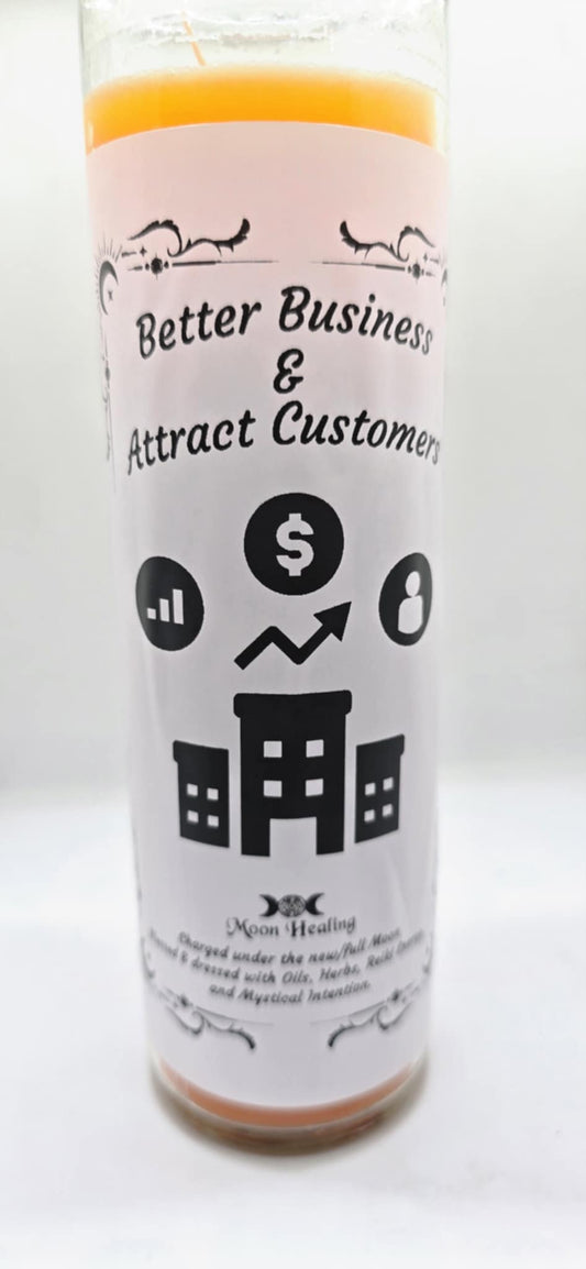 Better Business/Attract Customers Fixed Intention Candle
