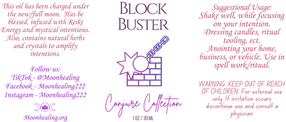 Block Buster Conjuring Oil