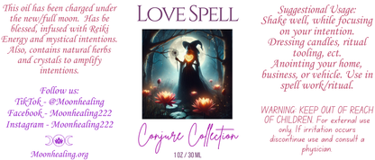 Love Spell Conjuring Oil