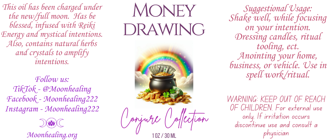 Money Drawing Conjuring Oil