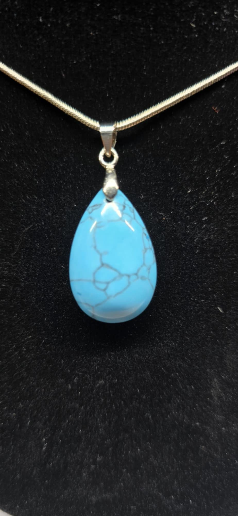 Natural Turquoise Pendant & Necklace